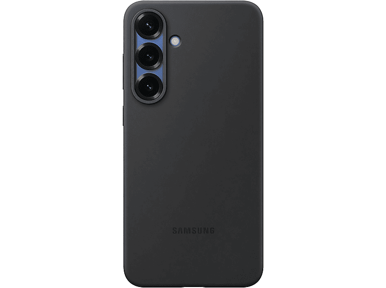 SAMSUNG Silicone Case, Backcover, Samsung, Galaxy S25+, Black