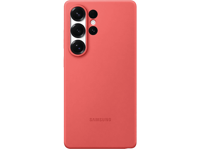 SAMSUNG Silicone Case, Backcover, Samsung, Galaxy S25 Ultra, Red