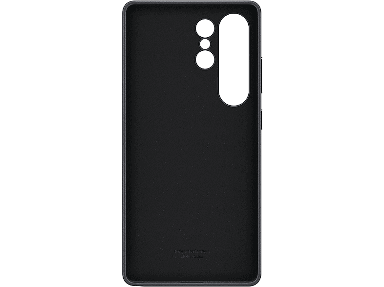 Samsung Kindsuit Pu-Leder Back Cover Schwarz Samsung Galaxy S25 Ultra