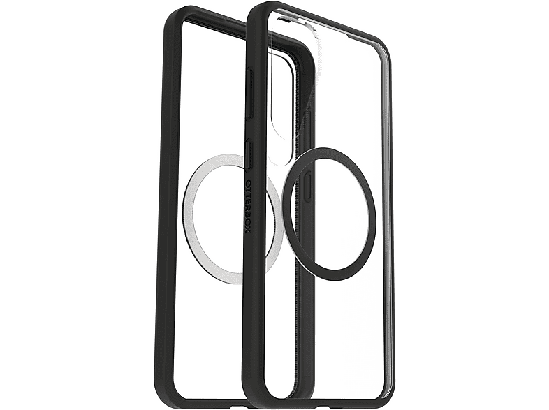 SAMSUNG Otterbox React Series Case with Magnet, Backcover, Samsung, Galaxy S25+, Black Crystal