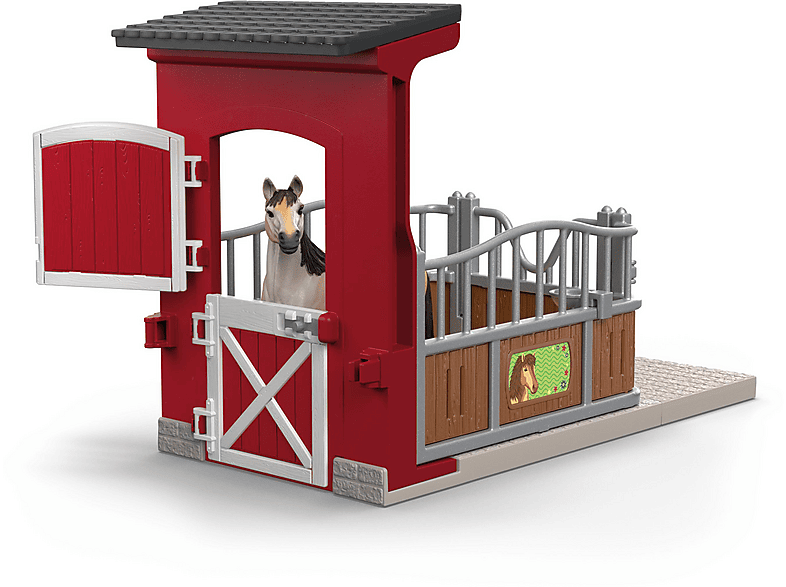 Thumbnail - SCHLEICH Ponybox mit Mustang Stute Spielset Mehrfarbig