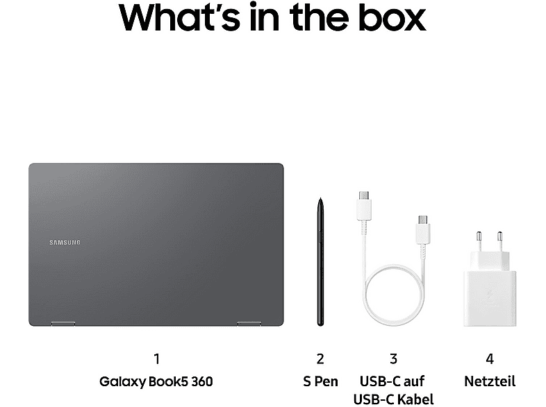 Thumbnail - SAMSUNG Galaxy Book5 360, Copilot+ PC - 15,6 Zoll Core™ Ultra 5 226V 16 GB 512 Arc™ GPU Windows 11 Home