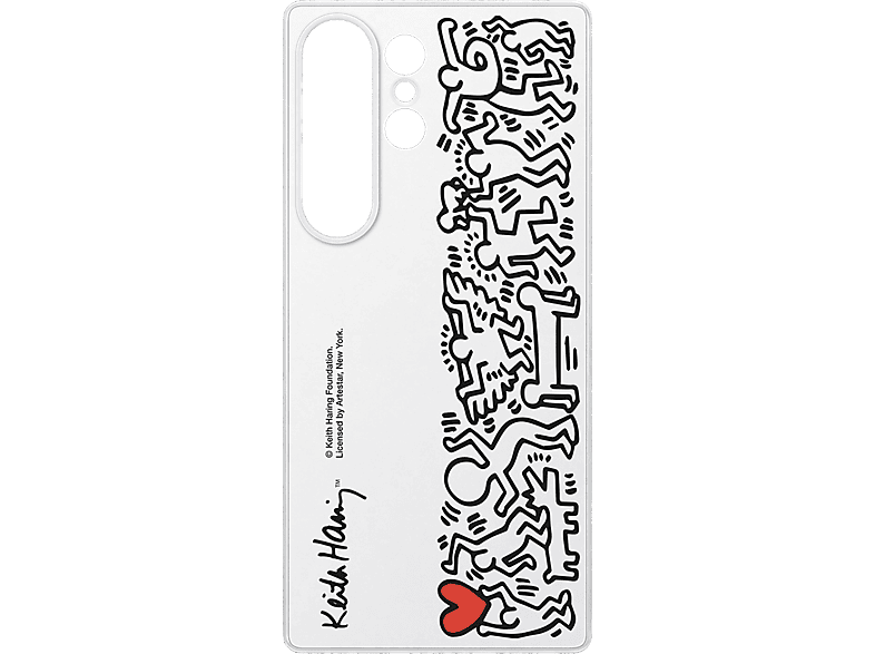 Funda móvil - Samsung Flipsuit, Para Galaxy S25 Ultra, Transparente con pegatina