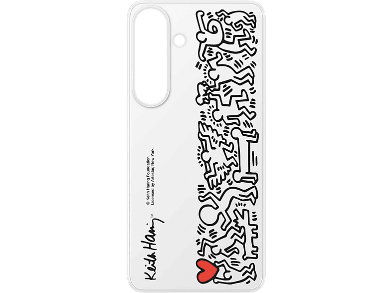 Funda móvil - Samsung Flipsuit, Para Galaxy S25, Transparente con pegatina