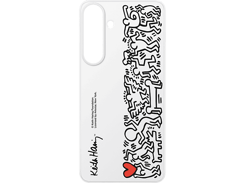 Funda móvil - Samsung Flipsuit, Para Galaxy S25 Plus, Transparente con pegatina