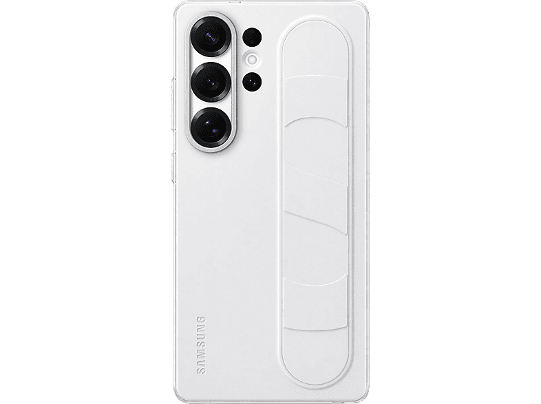 Funda móvil - Samsung Standing Grip con soporte, Para Galaxy S25 Ultra, Blanco
