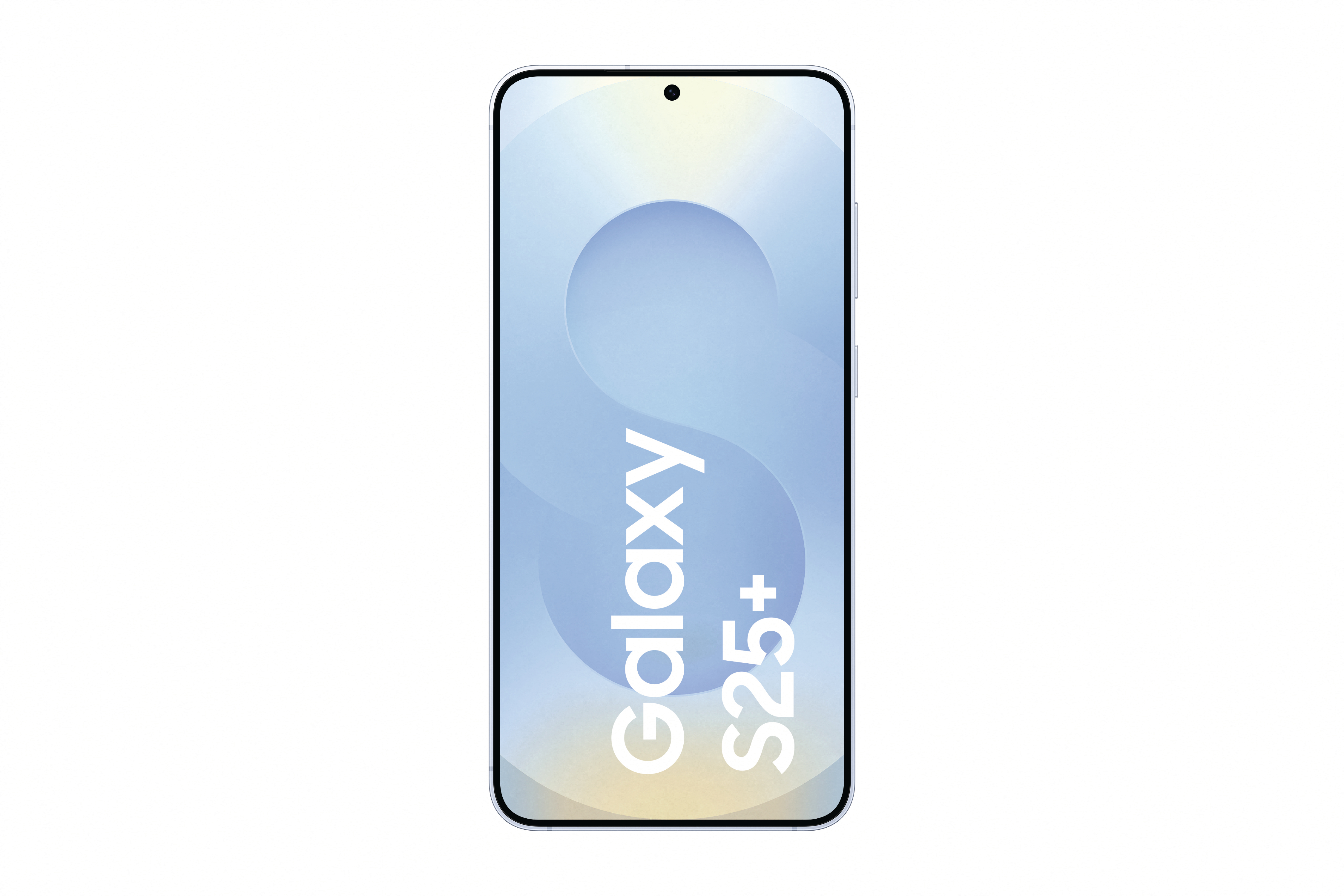 Samsung Galaxy S25+ Smartphone-Bildschirm mit Galaxy-Logo.