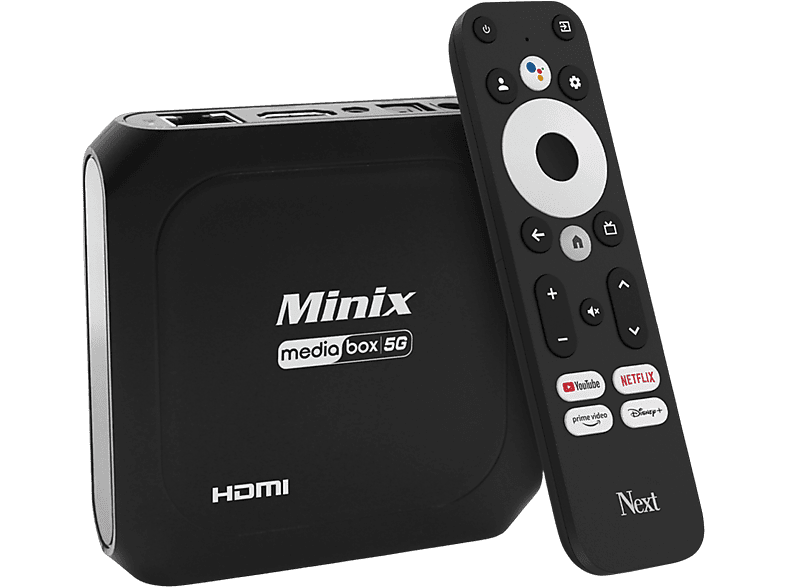 NEXT Minix Media Box 5G 4K Android TV Box