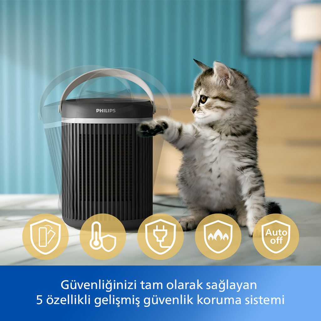 PHILIPS CX3120/01 Fanlı Seramik Kompakt Isıtıcı Fiyat & Özellik