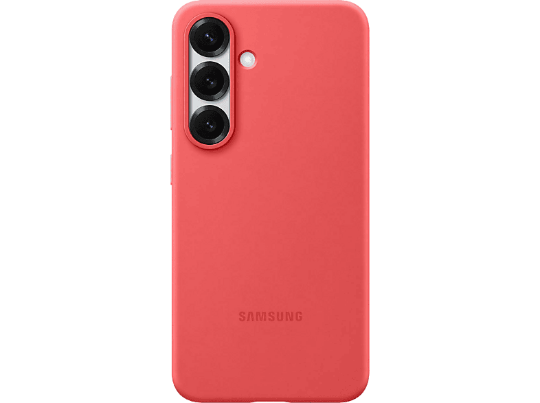 Funda móvil - Samsung, Para Galaxy S25, De Silicona, Rojo