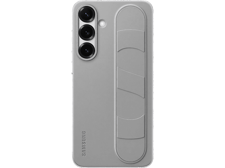 Funda móvil - Samsung Standing Grip con soporte, Para Galaxy S25 Plus, Gris