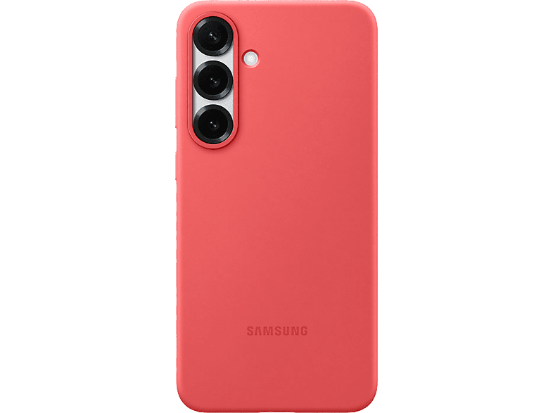 Funda móvil - Samsung, Para Galaxy S25 Plus, De Silicona, Rojo