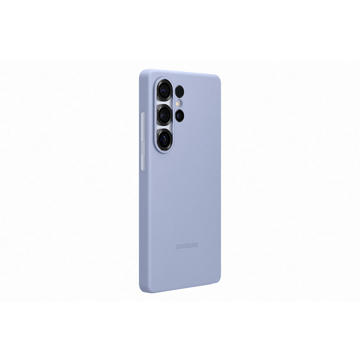 Funda de teléfono Samsung azul claro.