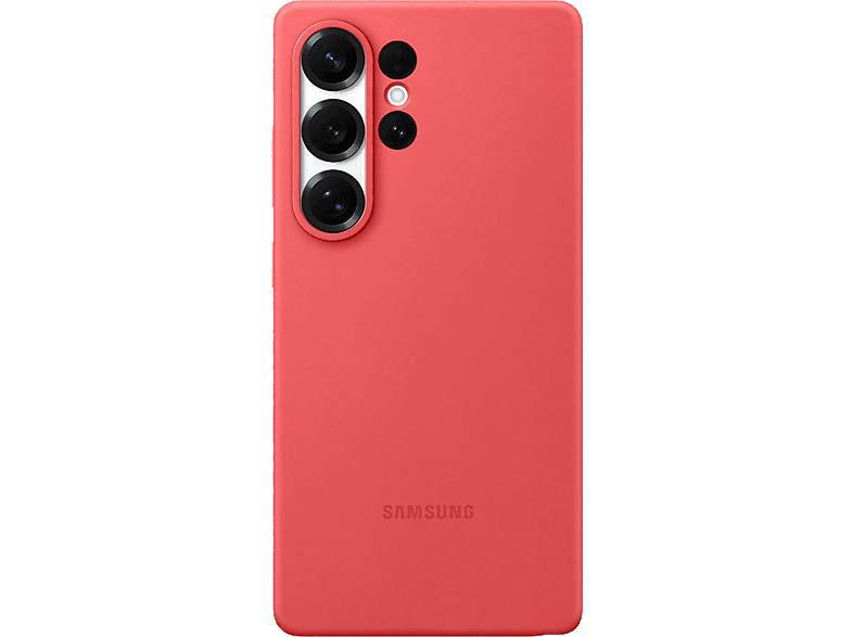 Funda móvil - Samsung, Para Galaxy S25 Ultra, De Silicona, Rojo