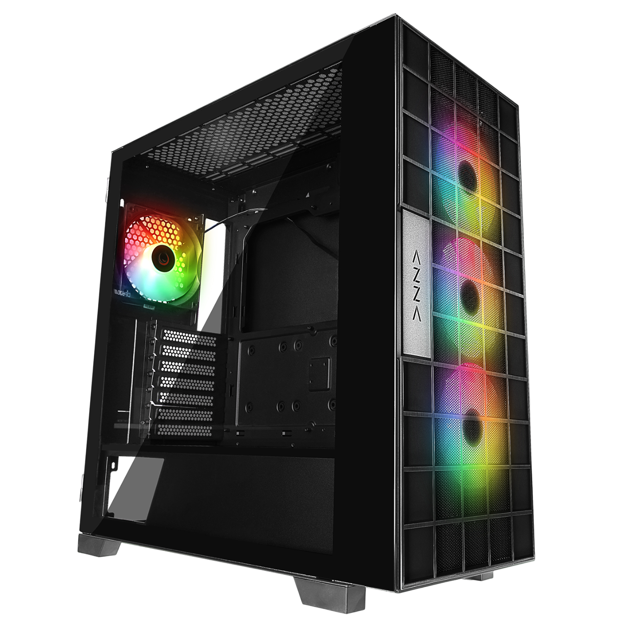 RAMPAGE AZZA V2 Siyah RGB Fanlı