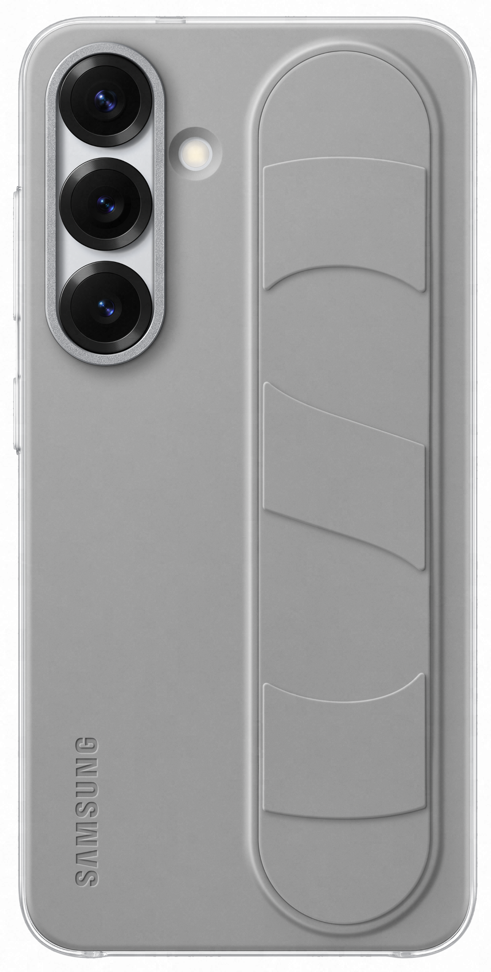 SAMSUNG Galaxy S25 Stand Grip tok, szürke (EF-GS931CJEGWW)