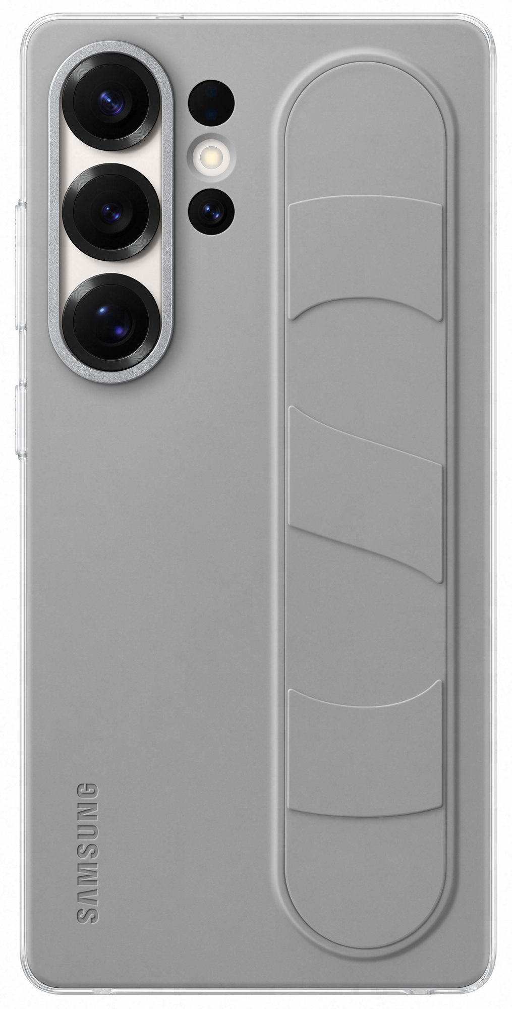 SAMSUNG Galaxy S25 Ultra Stand Grip tok, szürke (EF-GS938CJEGWW)