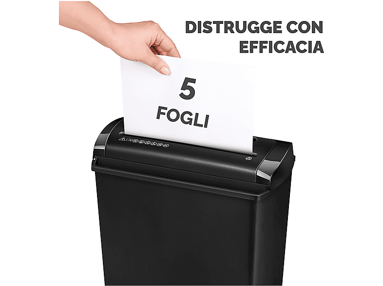 Distruggidocumenti Fellowes Powershred PS-65C taglio a frammenti 1-3 utenti