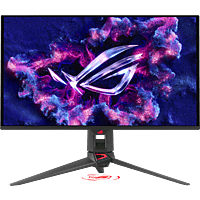 MediaMarkt ASUS ROG Swift OLED PG27UCDM - 26.5 inch - 3840 x 2160 (Ultra HD) - 0.03 ms - 240 Hz aanbieding