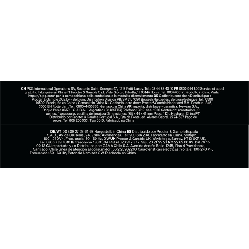 Un fondo blanco con texto en varios idiomas, incluyendo español, francés e inglés.