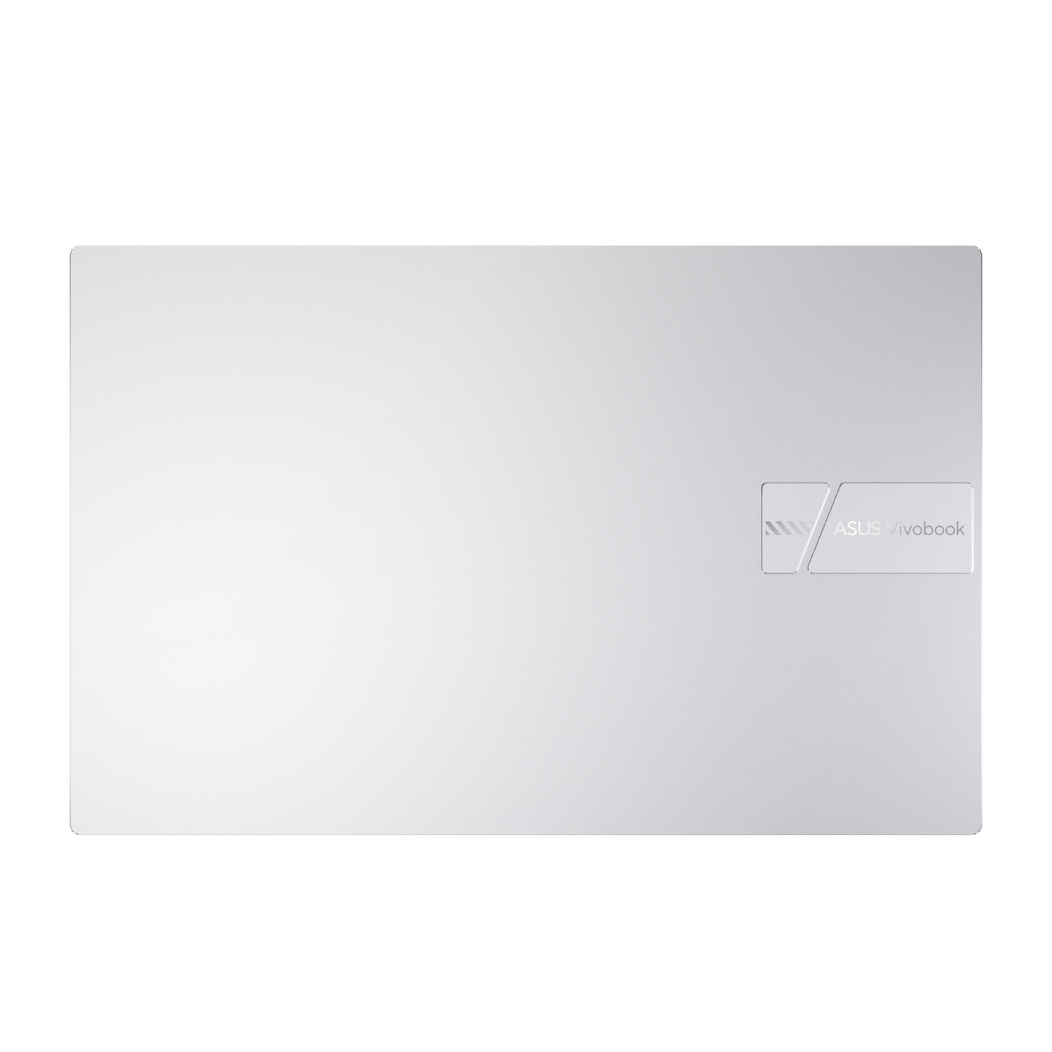 Un portátil blanco con el logo de ASUS Vivobook a la derecha.
