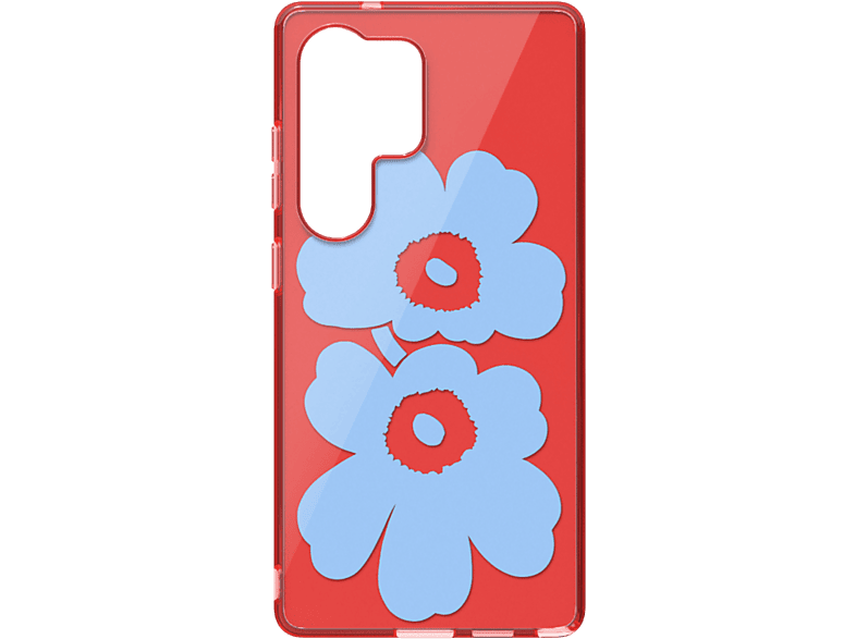Samsung Marimekko Unikko Hybrid Hoesje voor Galaxy S25 Ultra Rood