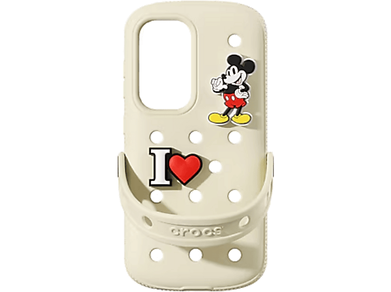 Funda móvil - Samsung Crocs Case, Para Galaxy S25, Silicona, Amarillo