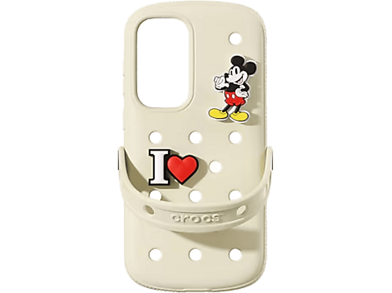 Funda móvil - Samsung Crocs Case, Para Galaxy S25 Plus, Silicona, Amarillo