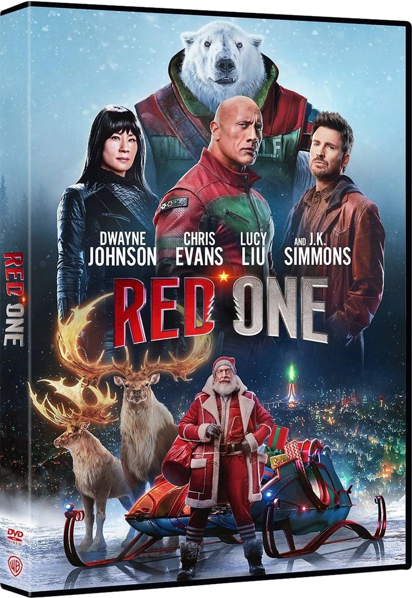 Red One DVD-hoes met Dwayne Johnson, Chris Evans en de kerstman.