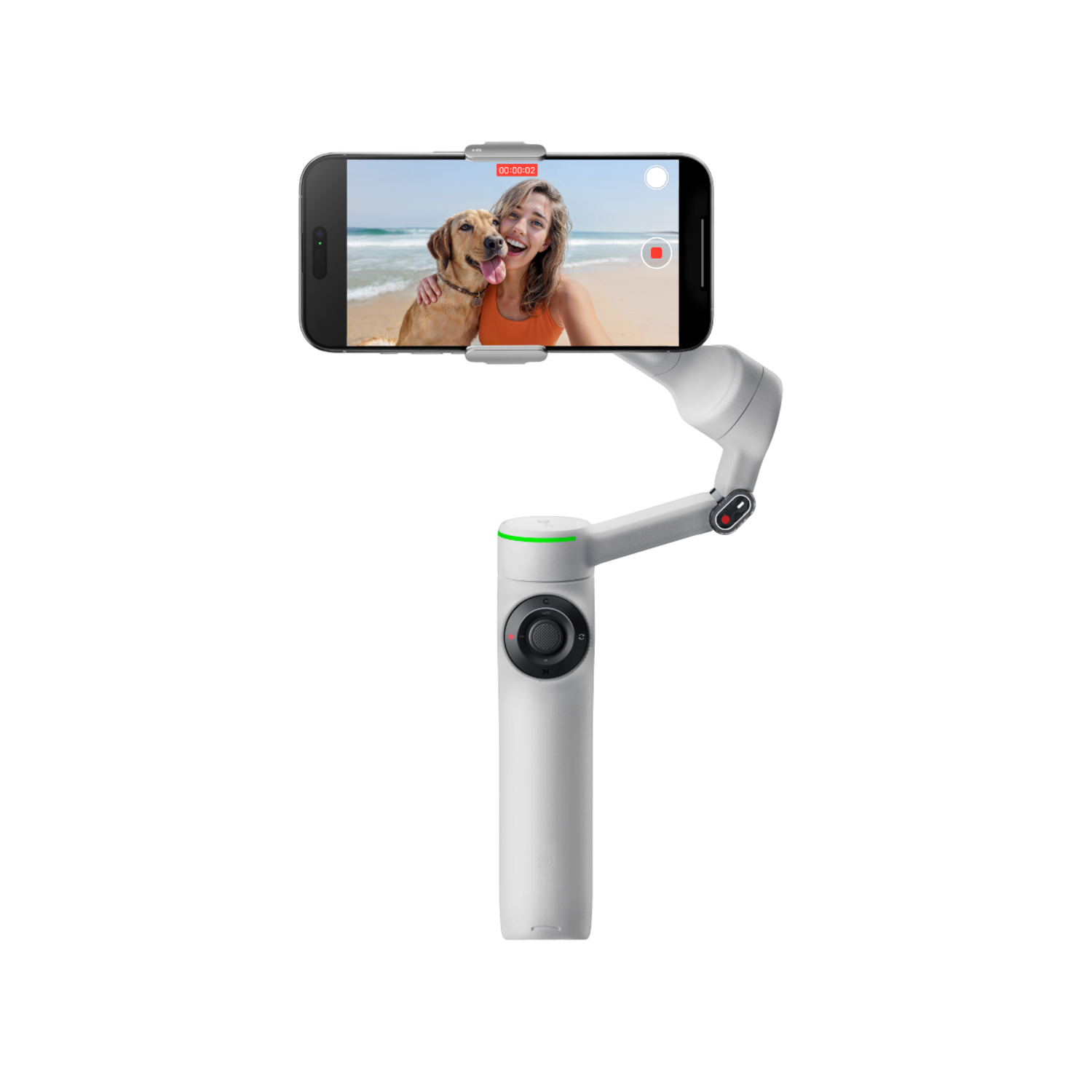 Insta360 Flow 2 Pro Standaard Bundle Stone Grey Gimbal afbeelding