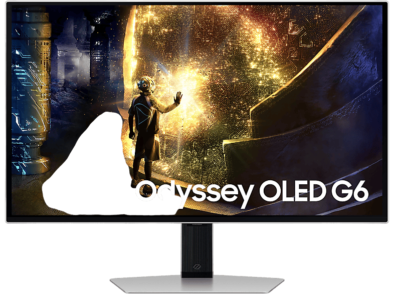 SAMSUNG LS27DG610SU 27 Zoll Gaming Monitor, QHD, 0,03 ms Reaktionszeit, 250 cd/m², 240 Hz, silver