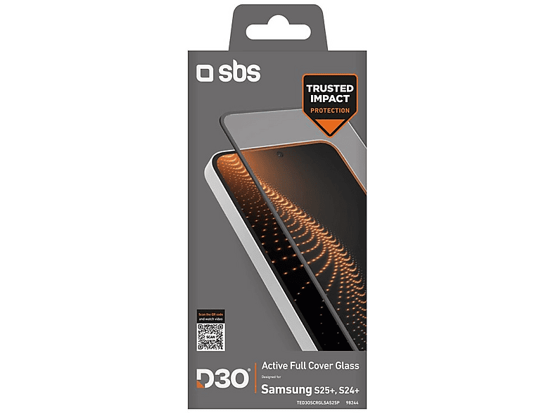 SBS 98244 Extrem widerstandsfähiges Glas, Displayschutz, für Samsung Galaxy S25+/S24+ — Foto 2 von 2