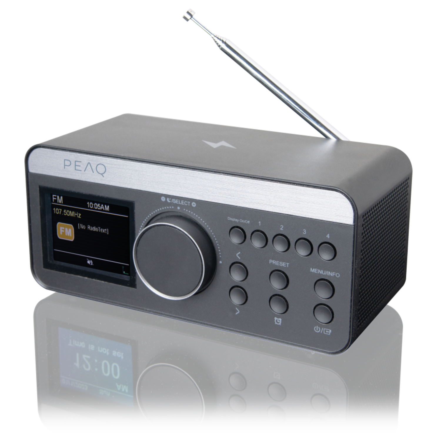 Peaq Pcr 540 Dab+ Wekkerradio Zwart