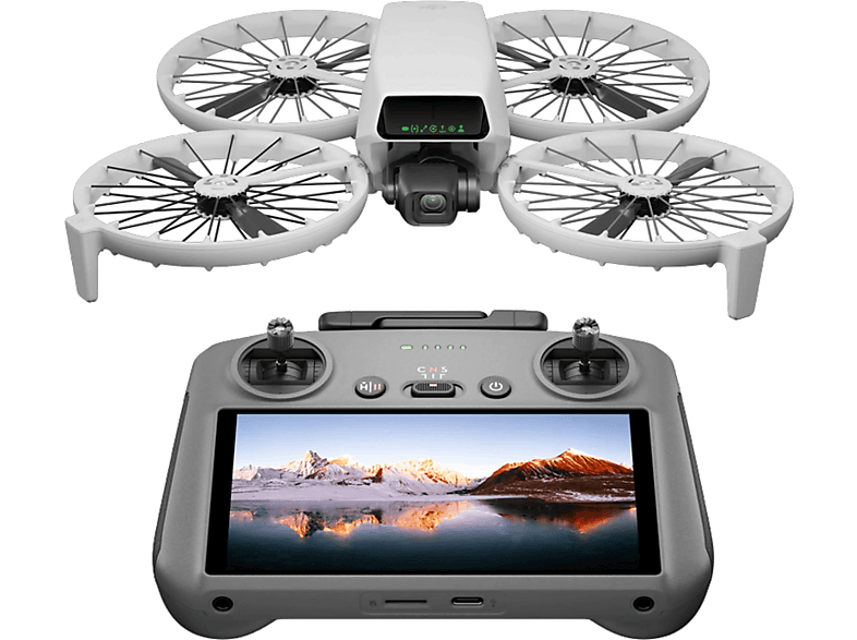 DJI Flip (DJI RC 2), 48 megapixel, 31 min Autonomía, AI Subject Tracking, Vídeos 4K, Gris