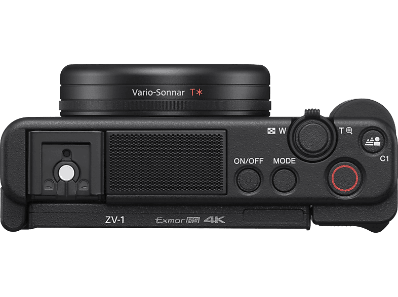SONY ZV-1 Kompaktkamera mit 3-Kapsel-Mikrofon, neigbaren