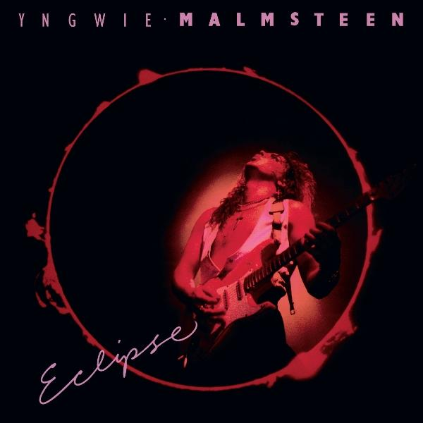 Yngwie Malmsteen Eclipse című albumának borítója, gitárossal és piros körrel.