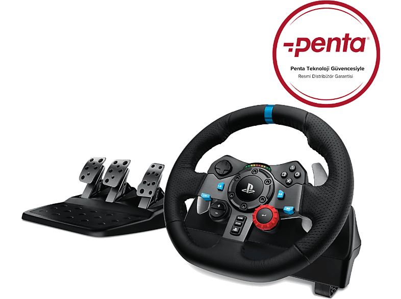 LOGITECH G G29 PS5, PS4, PS3 ve PC ile Uyumlu Driving Force Yarış Direksiyonu - Siyah