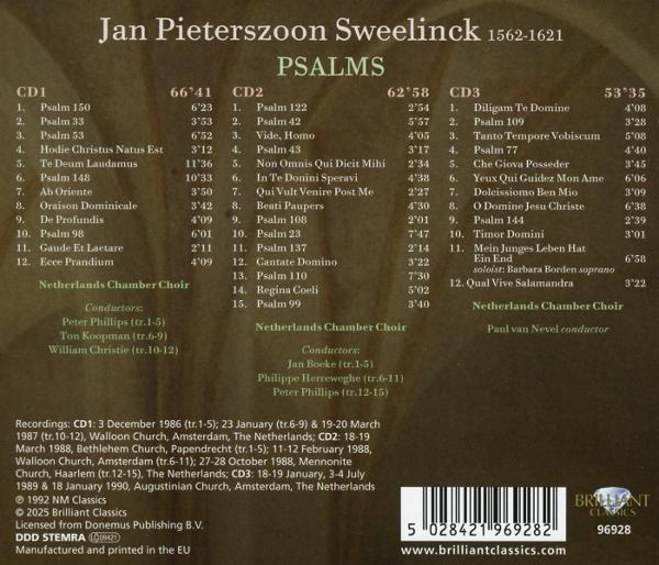 CD-Cover mit Text und Titellisten. Hintergrund ist cremefarben.