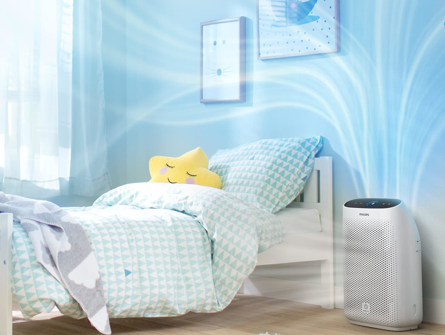 Oczyszczacz powietrza PHILIPS Seria 1000 AC1214/10 z aplikacją na telefon