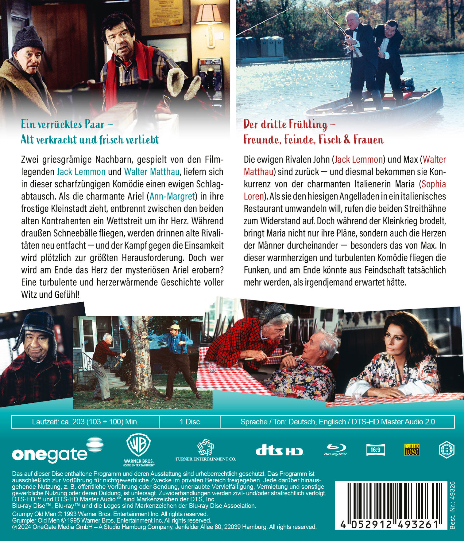 DVD-Hülle mit Text und Bildern aus einem Film.