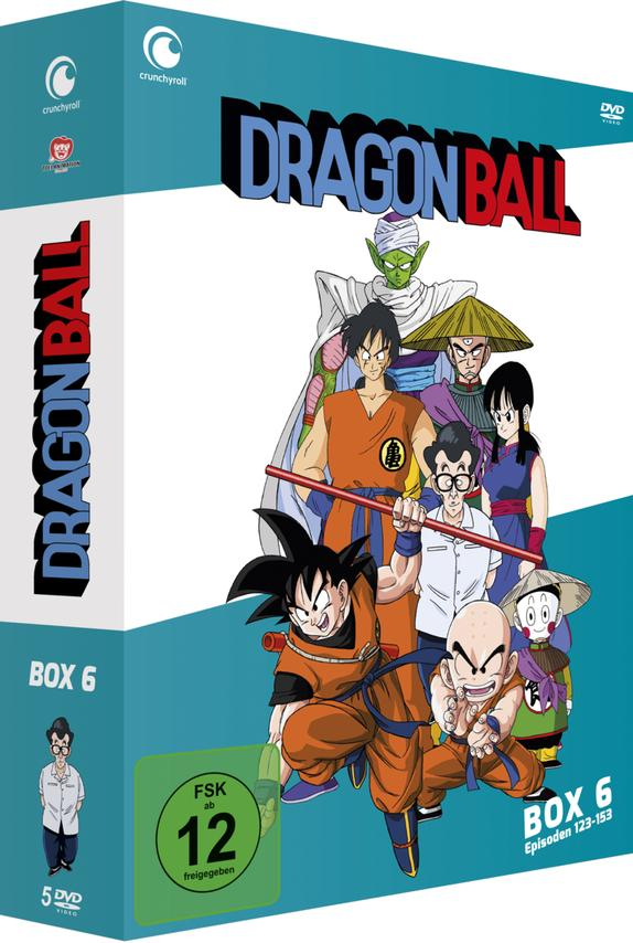 Dragon Ball Box-Set mit Charakteren auf der Vorderseite.