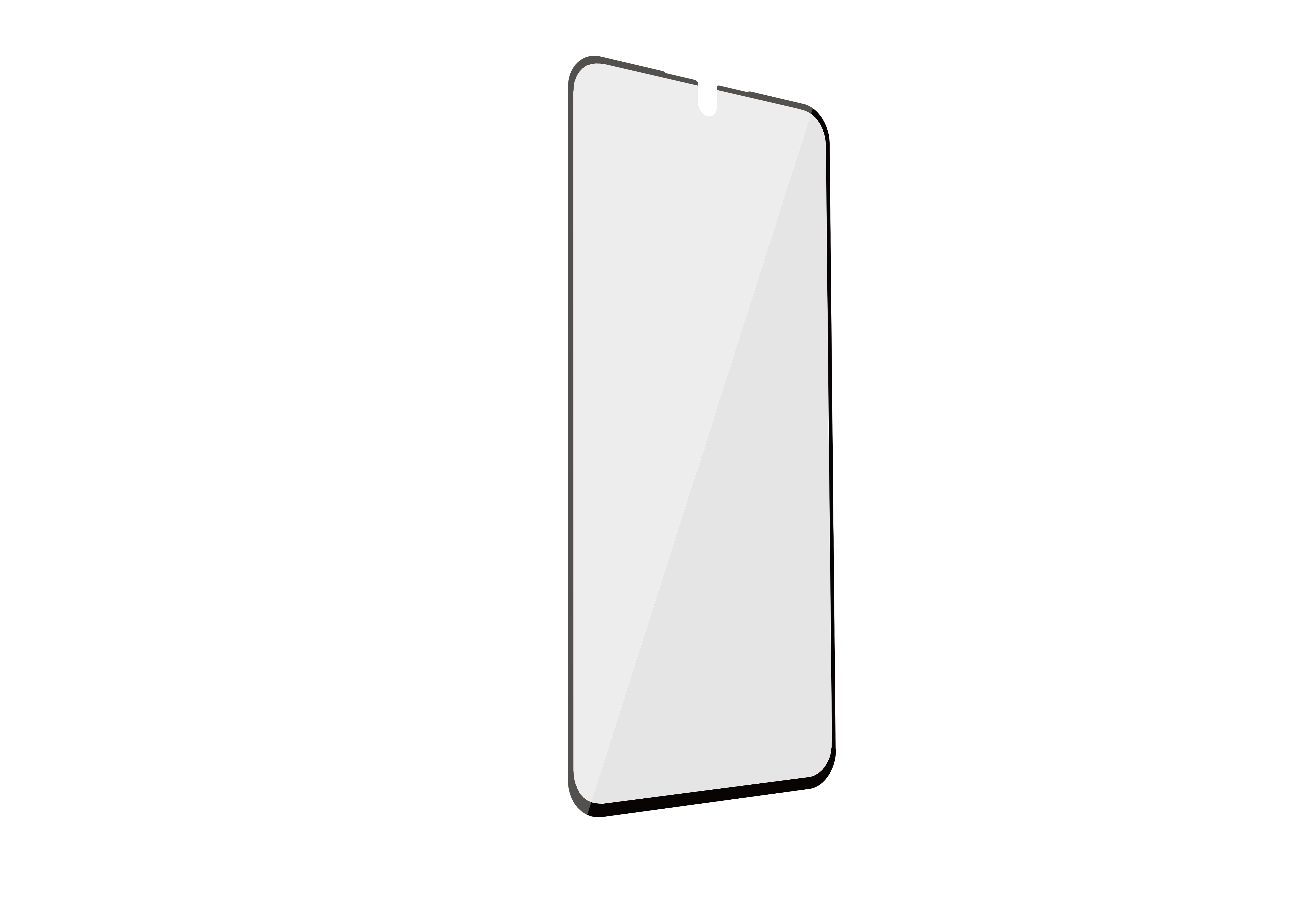 Ein weißes USB-zu-Lightning-Kabel, Marke Baseus, auf weißem Hintergrund.