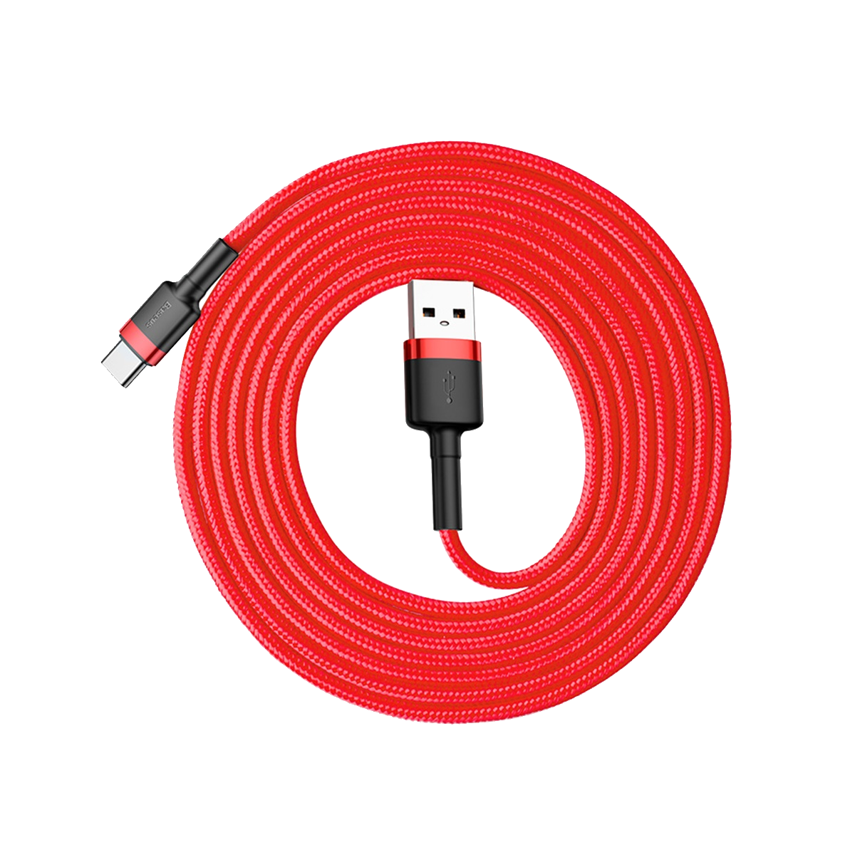 BASEUS Cafule adat és töltőkábel, USB-C, 2A, 2m, piros (CATKLF-C09)