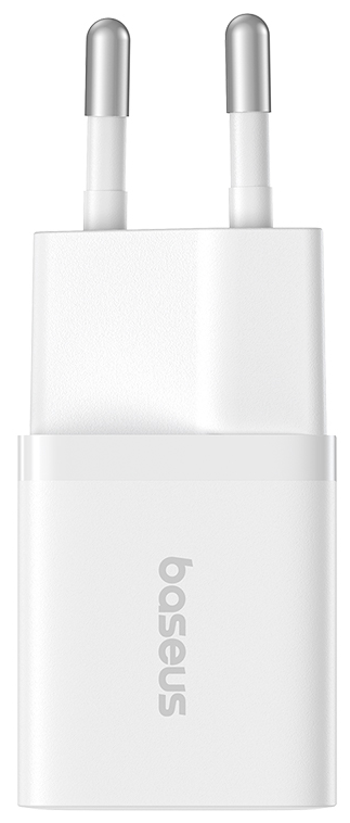 BASEUS GaN5 mini hálózati gyorstöltő, 25W, USB-C, fehér (P10110909213-00)