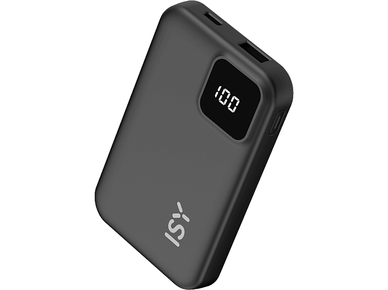 Powerbank - ISY IPP 5001, 5000 mAh, 1x USB-C, USB-A, Negro