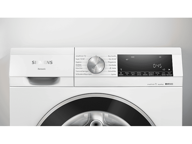 SIEMENS WG44G2ZEM iQ500 Waschmaschine (9 kg, 1351 U/Min., A)