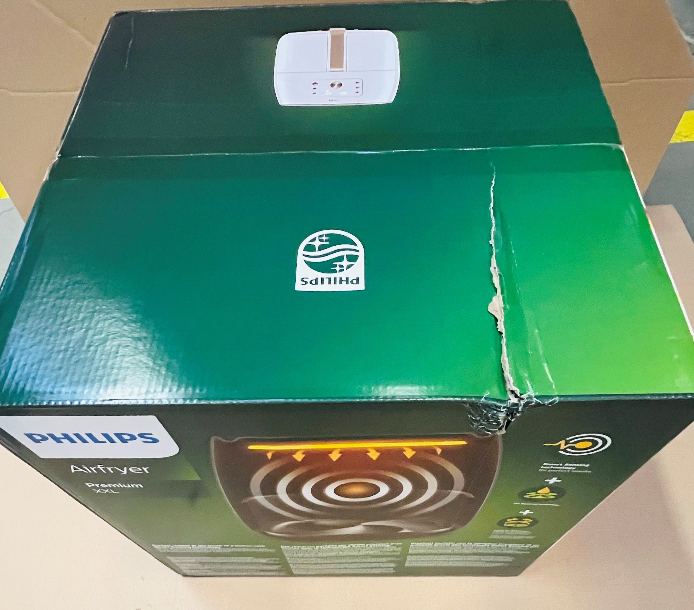 OUTLET - Frytownica niskotłuszczowa PHILIPS Airfryer Ovi Smart HD9870/20