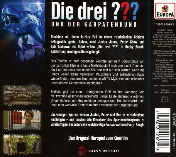 Die Drei ??? - Die drei ??? und der Karpatenhund (Das Original-Hö [CD]