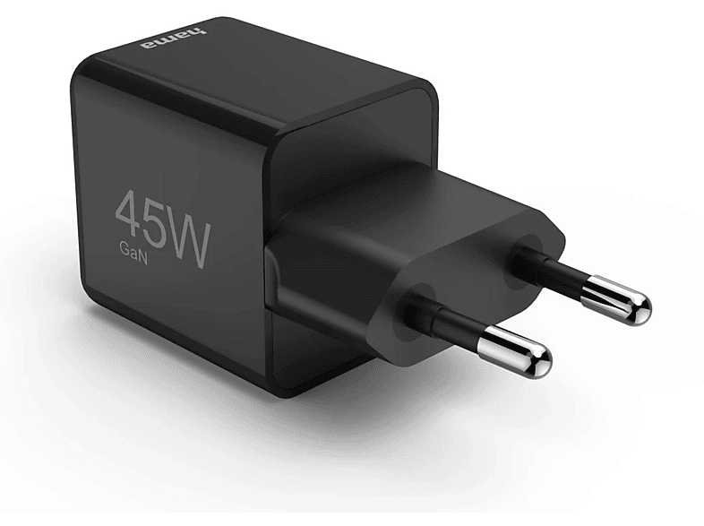 Ładowarka sieciowa HAMA SuperMini GaN PD/QC 45W Czarny – zdjęcie 3