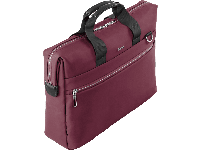 HAMA Ultimate Laptop-Tasche Umhängetasche für Universal Polyester, Rot